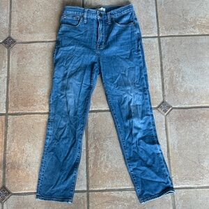 Madewell The Perfect Vintage Crop Jean in the best wash ever, sz 26